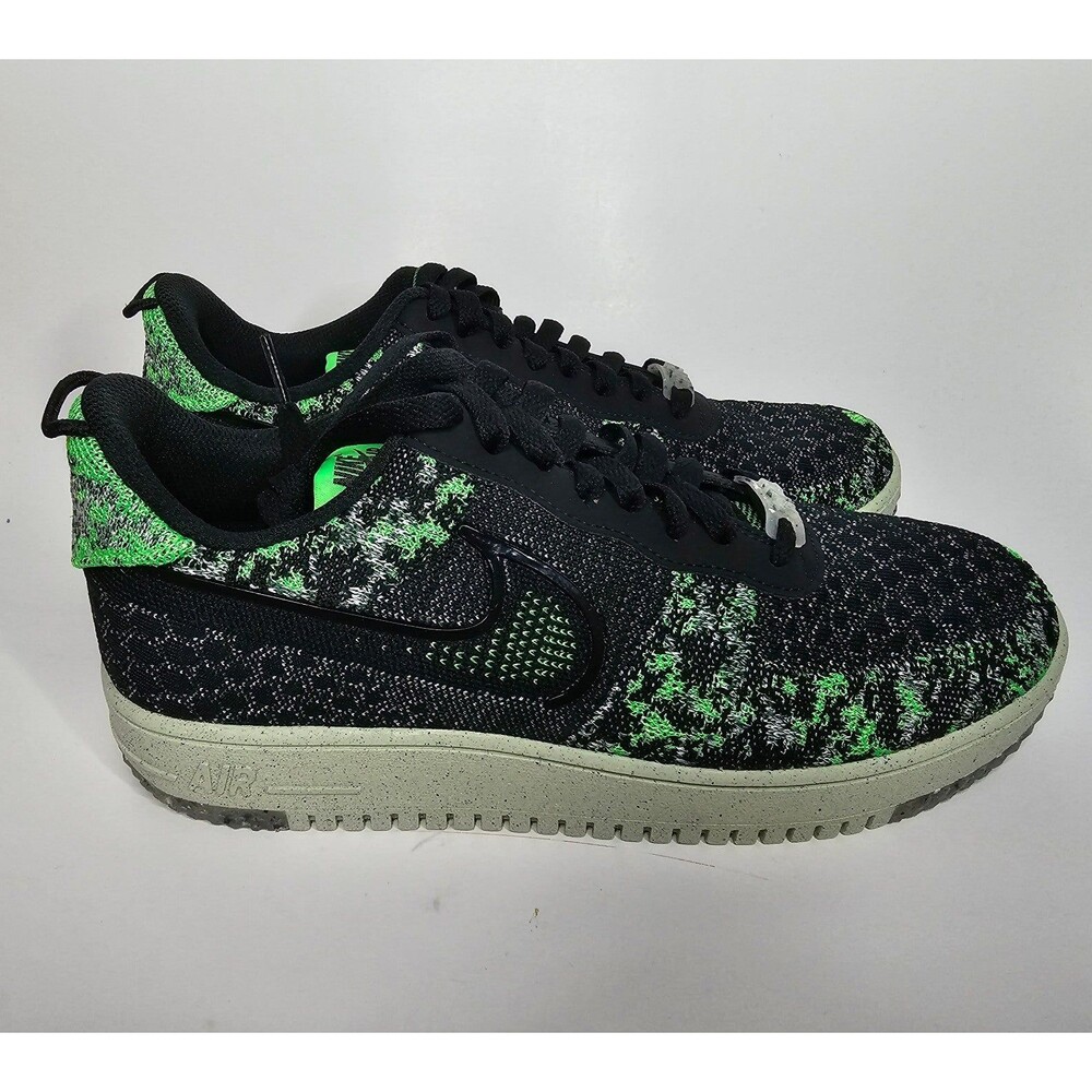 Nike Air Force 1 Low Crater Flyknit Shoes Sneakers Men's 10 AF1 DM0590-002 11.5W